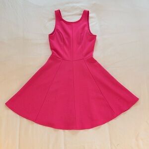 Hot pink mini skater dress, size S